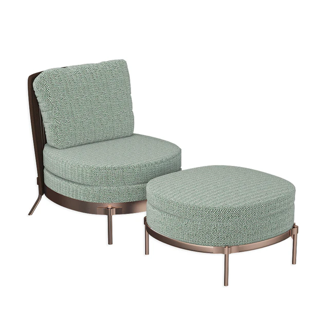 Tape Cord Outdoor Without by Minotti and Ottoman — Скачать
