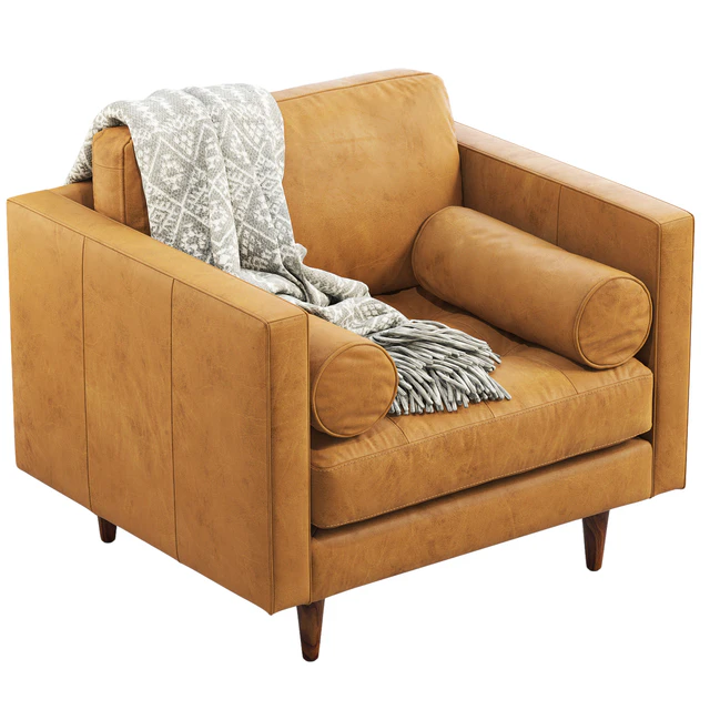 Joybird Briar Leather Chair — Descargar