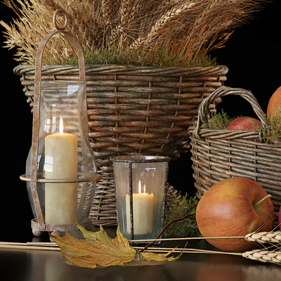 Decorative set with baskets 1 — Ver 5