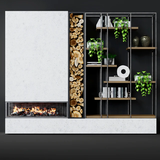 Contemporary fireplace 25 — Descargar