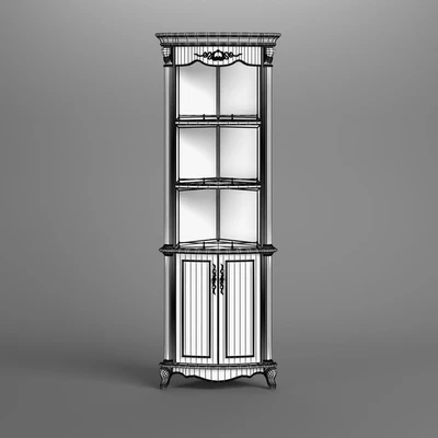 2617800 230 1 Carpenter Open top High corner cabinet 547x547x2155 — Вид 4