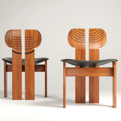 Africa Chair by Afra and Tobia DrCG Model 03 — Ver 7