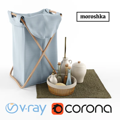 Laundry basket and accessories — Ver 1
