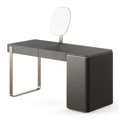 Fendi Icon Lady Desk with Mirror ( Charcoal Fiddleback Sycamore ) — Вид 4