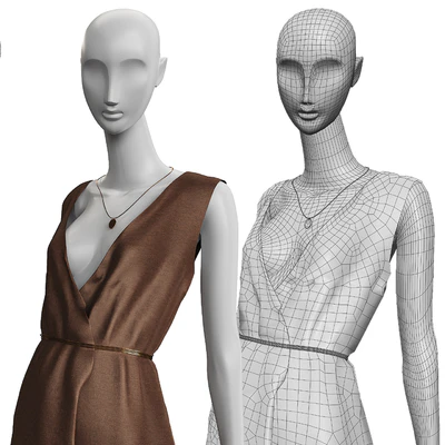 Women's clothing on mannequins — Ver 7