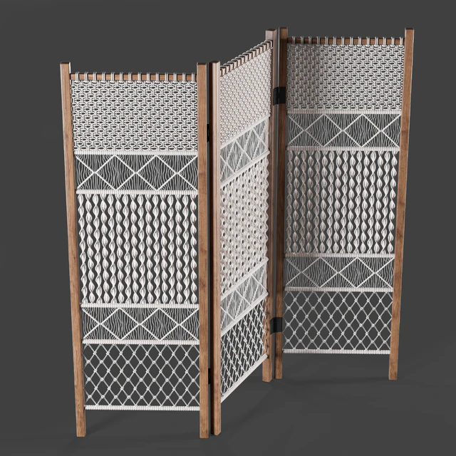 Macrame room divider — Download