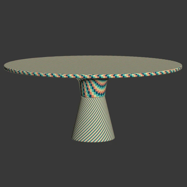 Endry Restaurant round table — Descargar