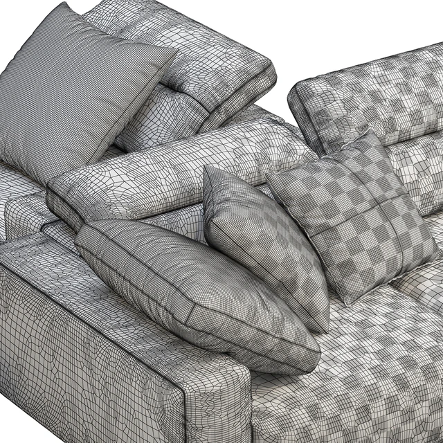 BoConcept Hampton chaise lounge fabric sofas (2 options) — Descargar