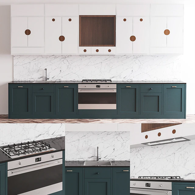 Modern kitchen colombe — Descargar