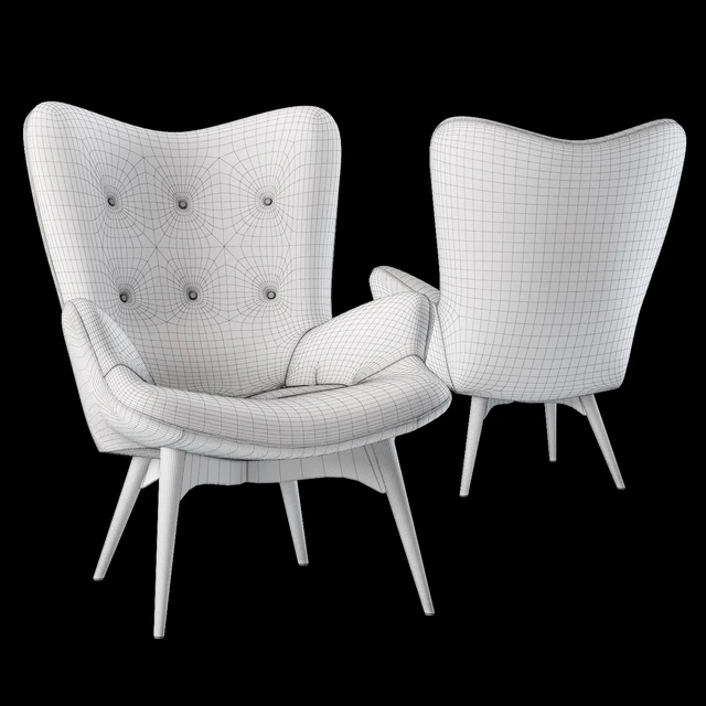 Armchair Contour - Lounge chair Contour — Descargar