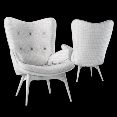 Armchair Contour - Lounge chair Contour — Ver 3