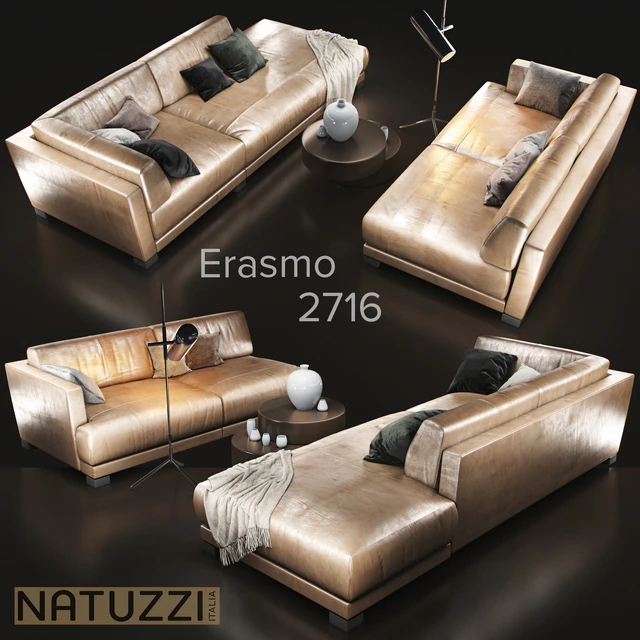 Sofa natuzzi Erasmo 2716 — Descargar