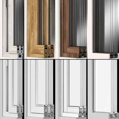 Раздвижные витражные алюминиевые окна /  Sliding Stained Glass Aluminum Windows — Вид 5