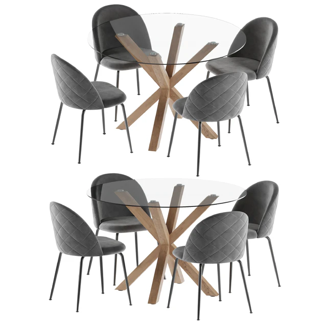 La forma table Arya & Mystere chair dining set 3 — Скачать