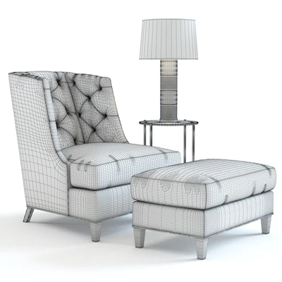 Baker Moderne Wing Chair — Вид 3