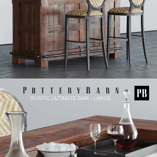 Pottery Barn RUSTIC ULTIMATE BAR — Descargar