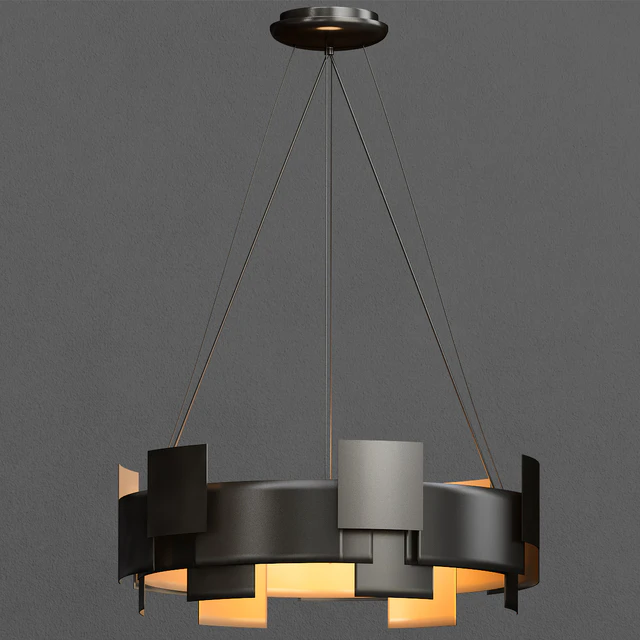 Moderne Chandelier Pendant LED, Olde Bronze — Скачать
