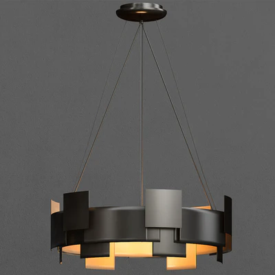 Moderne Chandelier Pendant LED, Olde Bronze — Скачать
