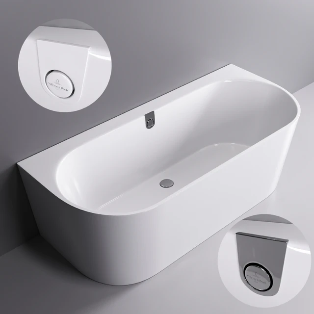 Ванна пристенная Villeroy&Boch Oberon 2.0 — Скачать