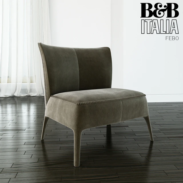 B &amp; B Italia - FEBO low chair — Descargar