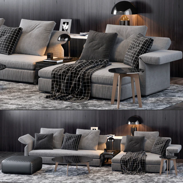 Minotti Collar Sofa — Descargar