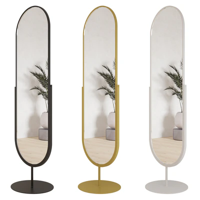 Floor mirror on a leg — Ver 5