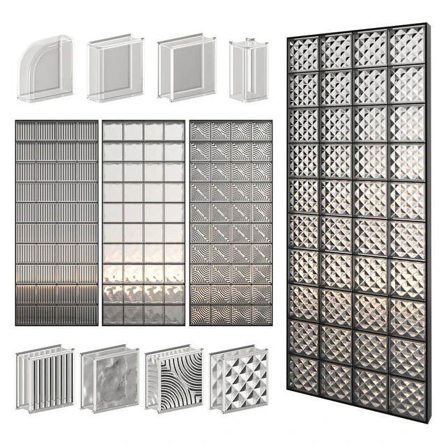 Glass Block Wall 01 — Descargar