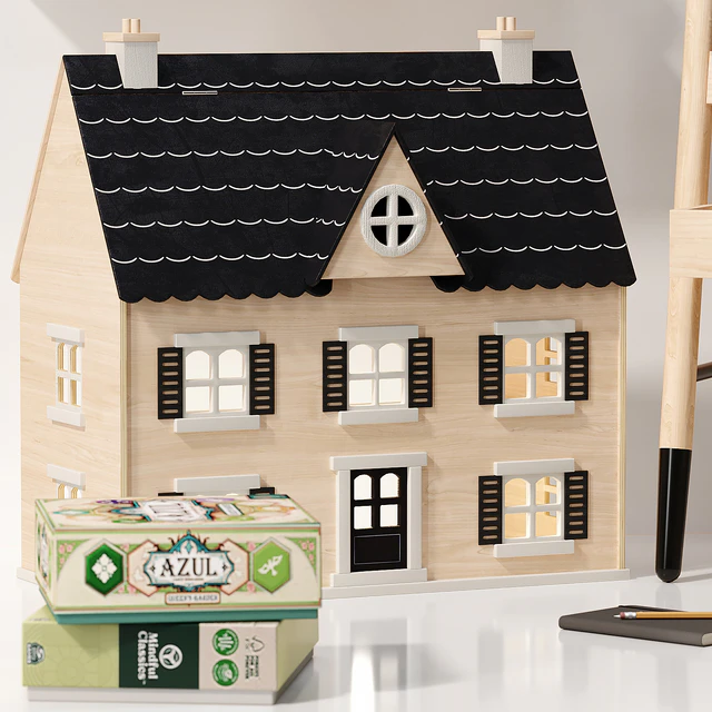 Crate and Barrel Wooden Easel , Dollhouse and Decor for Kids 02 — Скачать