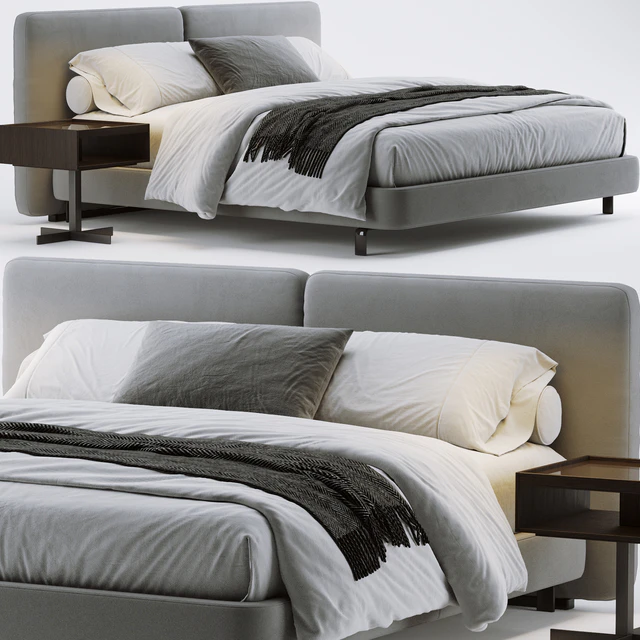 Minotti tatlin bed — Descargar
