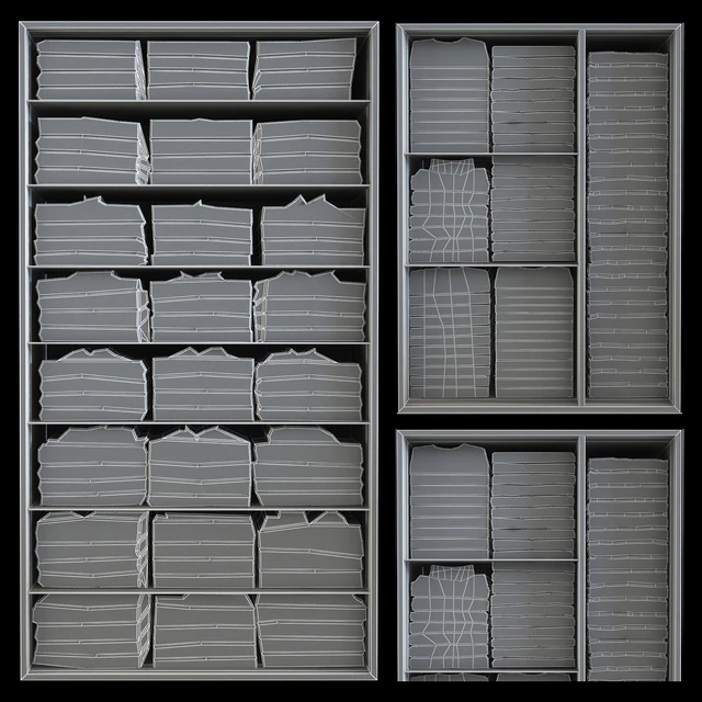 Shelves with shirts — Descargar