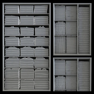 Shelves with shirts — Ver 2