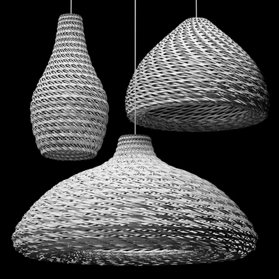 Rattan Pendant Light 08 — Ver 6