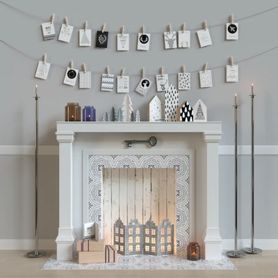 Christmas fireplace — Вид 1