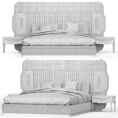 Carpanese Home PAPILLON BED — Ver 2
