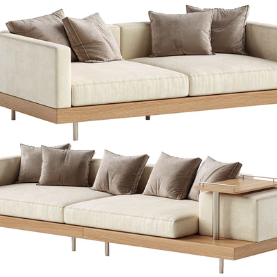 Japandi XXL Wooden Sofa 01 — Ver 3