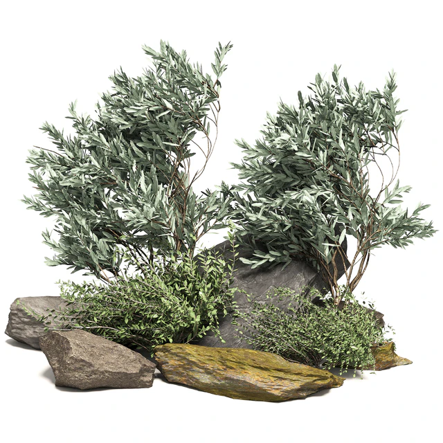 Stone + Bush Pack 7 — Descargar