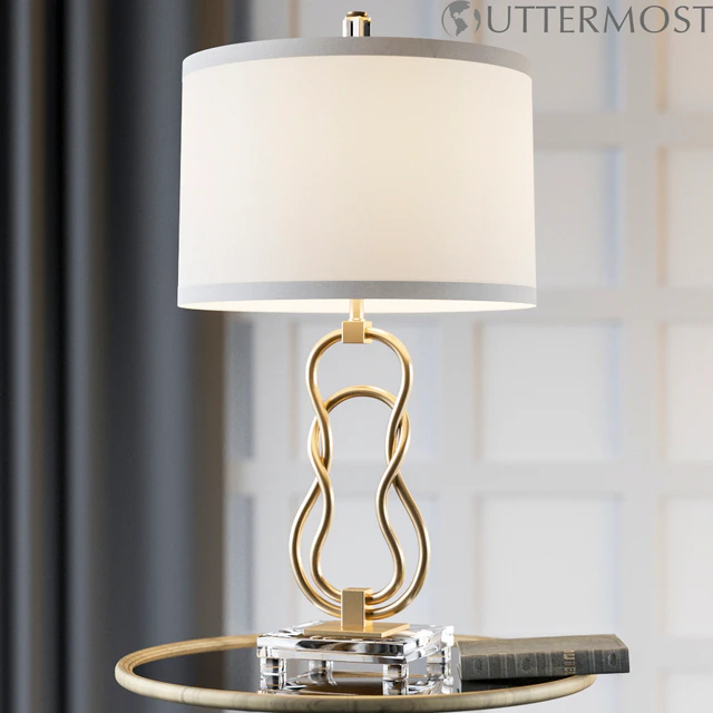Uttermost Adelais Curved Metal Lamp 26169 — Скачать