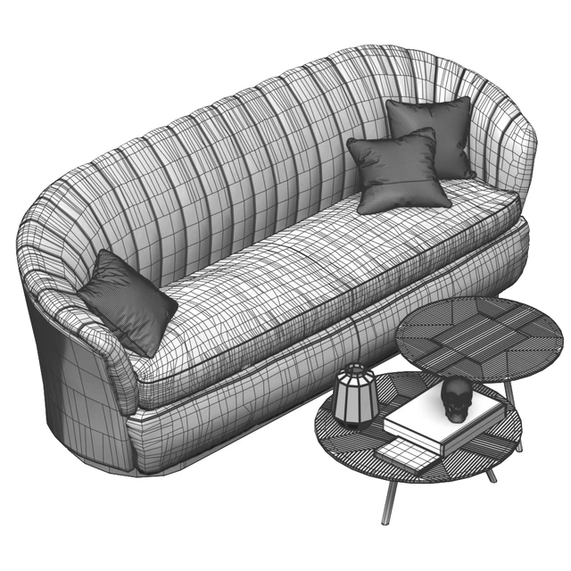 Zanaboni Miller Sofa — Скачать