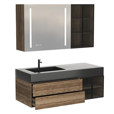 High QLO Bathroom Vanity with Sink — Ver 1