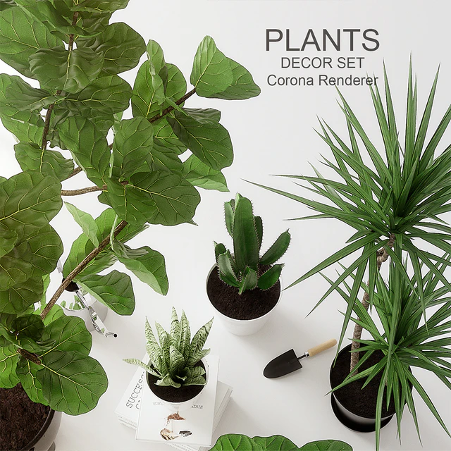 PLANTS SET (vray GGX, corona PBR) — Скачать
