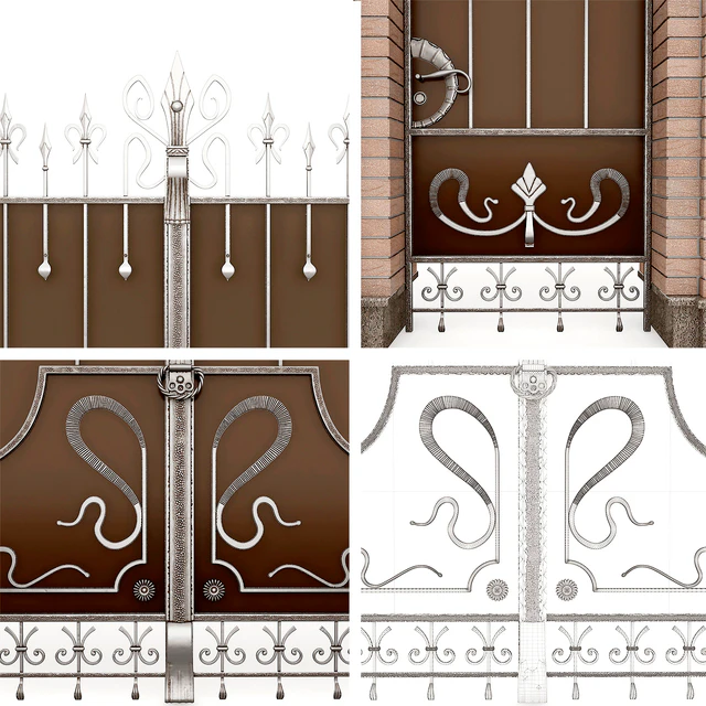 Classical forged gate 2 — Скачать