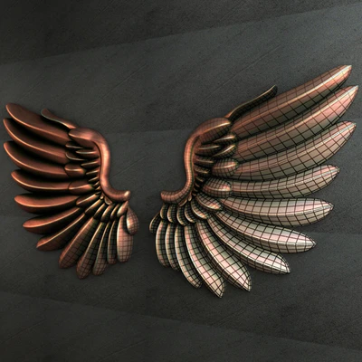 Eagel Wing Relief 001 — Вид 3