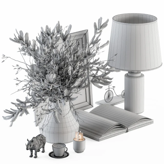 Decorative Set with Bouquet - Set 71 — Descargar