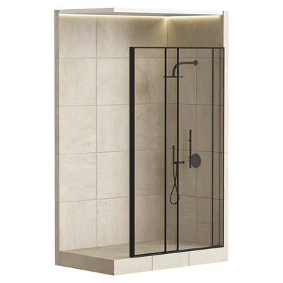 Shower cabin with partition 05 — Ver 5