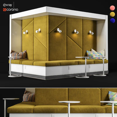 Restaurant And Office Lobi Seating-1 — Вид 1
