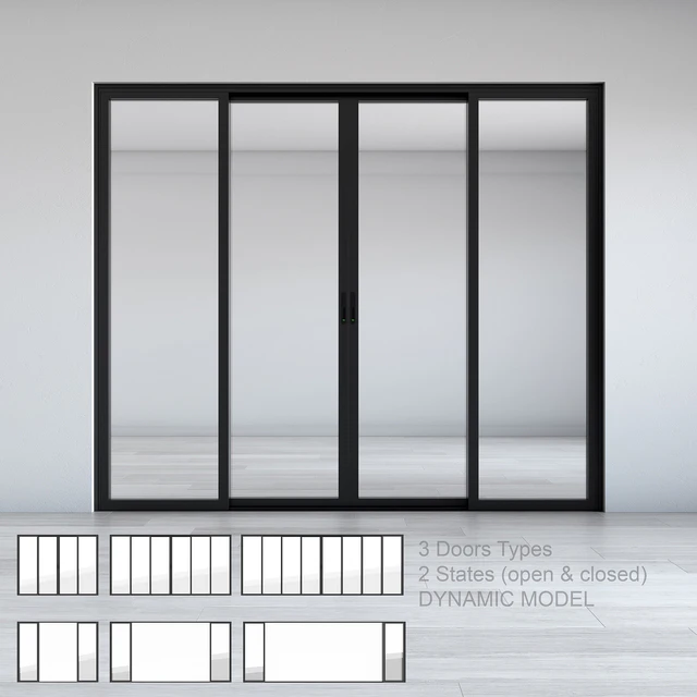 Dynamic Sliding Doors Set 02 — Скачать