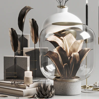 Decoration Set 005 Nebl Ghost Collection Spring Vase Lamp — Ver 5