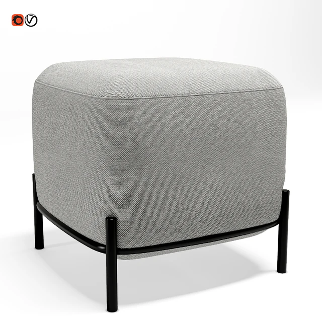 Пуф Банкетка Hallberg Midnight — Скачать