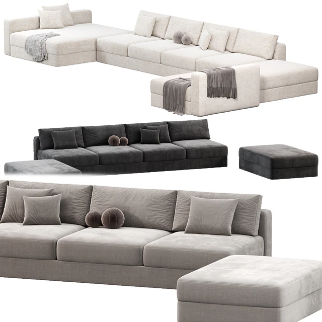 HAROLD Sofa by Meridiani, диваны — Скачать
