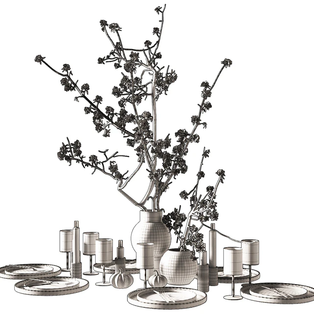 table setting  modern style — Скачать